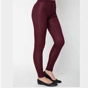 American Apparel Jeans, Burgundy